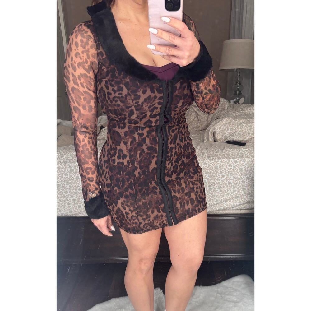 Dolls Kill Leopard Dress - Picture 3 of 3